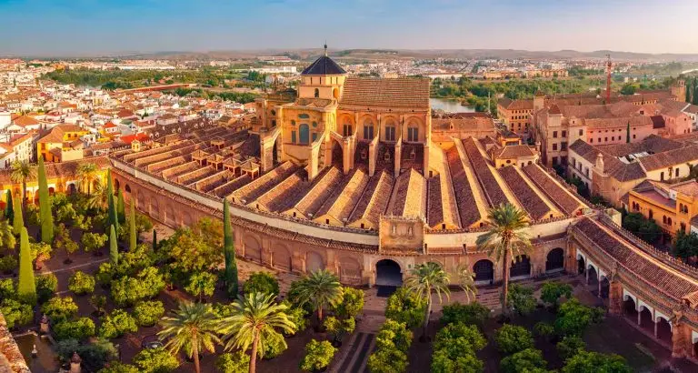 vista aérea de la mezquita de cordoba