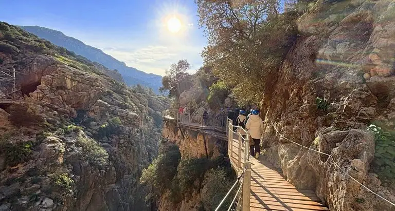 Excursión al caminito del rey con desde la costa del sol