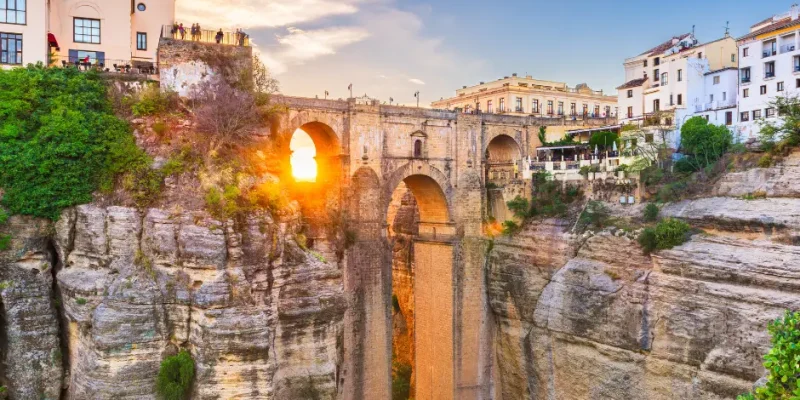 Puente nuevo de Ronda en la Excursion de Ronda y Setenil