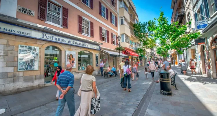 main street of gibraltar