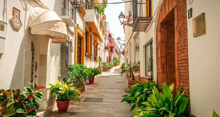 Street in the center of Marbella